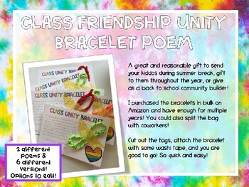 Preview of Friendship Unity Bracelets