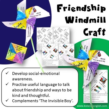 Preview of Friendship Windmill Craft