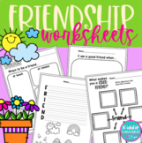Friendship Worksheets Being a Good Friend