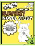 Friendship According to Humphrey - 218 page Novel Study