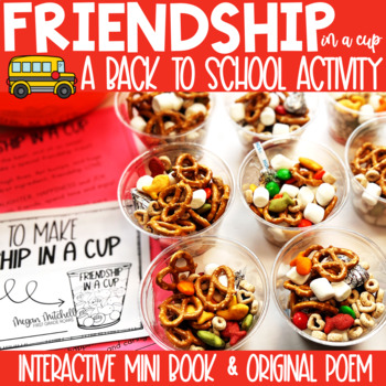 Preview of Friendship in a Cup Activities a Valentine's Day Activity