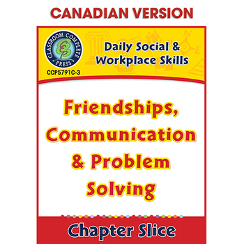 Preview of Daily Social & Workplace Skills:Friendship,Communication,Problem Solving 6-12CDN