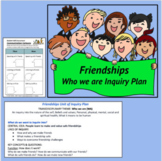 Friendships Inquiry Plan - Social Studies - Wellbeing - SE