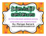 Frienship Sentences