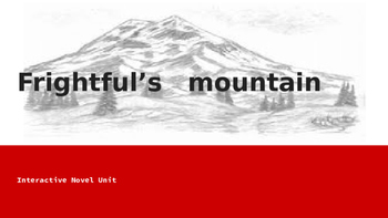 Preview of Frightful's Mountain Interactive Novel Unit