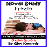 Frindle Novel Study and Project Menu; Plus Digital Option