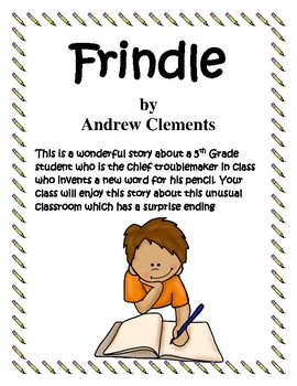 Preview of Frindle Book Report Lapbook