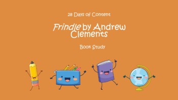 Preview of Frindle Book Study Unit (28 full lessons!)