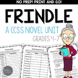 Frindle Novel Unit for Grades 4-7 Common Core Aligned