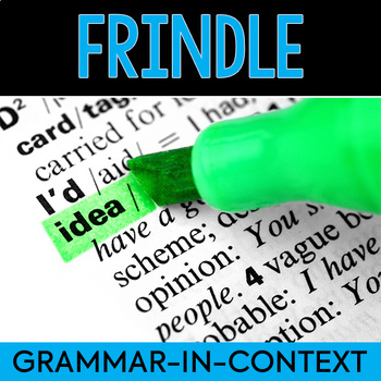Preview of Frindle for Grammar Gurus