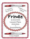 Frindle- Complete Book Unit