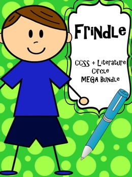 Preview of Frindle Literature Circle Journal and CCSS Novel Study Unit