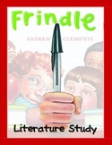 Frindle Literature Study: Tests, Vocabulary, Printables, A