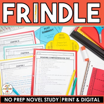 Preview of Frindle Novel Study | Print and Digital