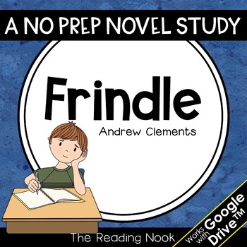 Preview of Frindle Novel Study | Distance Learning | Google Classroom™