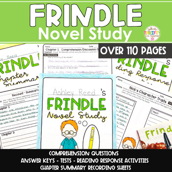 Preview of Frindle Novel Study Frindle Novel Guide and Activities