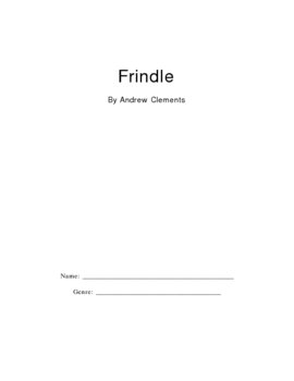 Preview of Frindle Novel Unit / Questions / Study Guide