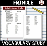 Frindle Vocabulary Activity
