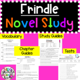 Frindle Unit: Novel Study | Chapter Guides, Study Guides, Tests