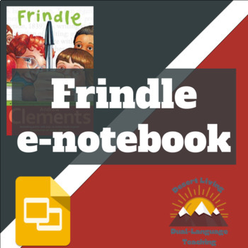 Preview of Frindle interactive digital novel study