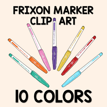 Frixon Erase-able Marker Clip Art by Bobbi Lynn - To Teach Their Own