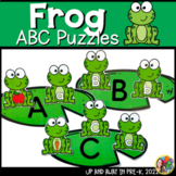 Frog ABC Puzzles - Frog and Garden Letter Cards
