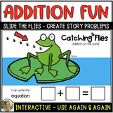 Frog Addition Catching Flies Interactive Math Kindergarten