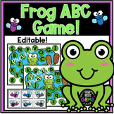 Frog Alphabet Game Editable