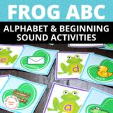 Frogs & Pond Life Preschool Spring Letter Sounds Matching 