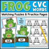 Frog CVC Words Activities – CVC Center – Frog Activities