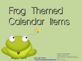 Frog Calendar Items
