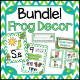 Frog Classroom Theme Decor Bundle