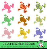 Frog Clip Art - Silhouette Icon Graphics