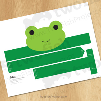 Frog Costume Headband, Toad Printable Paper Crown Activity, Amphibian ...