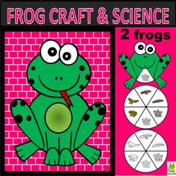 Preview of Frog Craft/Frog Life Cycle Craft/Frog Life Cycle Coloring Booklet