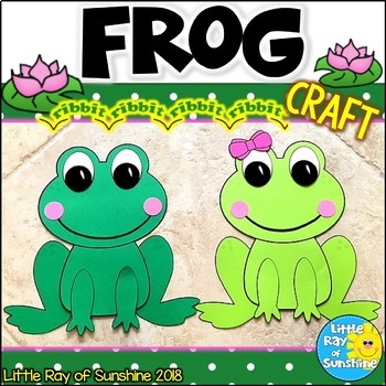 Preview of Frog Craft for Spring