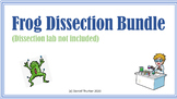 Frog Dissection Activities Bundles
