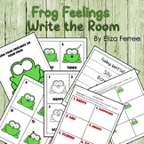 Frog  Feelings Write the Room - Spring Activity