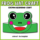 Frog Hat Craft | Pond Life Headband/Crown Printable Paper,