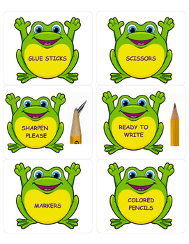 Preview of Frog Labels