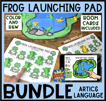 Preview of Frog Launching Pad Toy Companion BUNDLE: Artic & Language