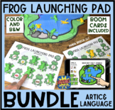 Frog Launching Pad Toy Companion BUNDLE: Artic & Language