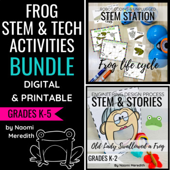 Preview of Frog Lesson Plans | STEM & Technology Bundle