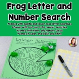 Frog Letter and Number Search