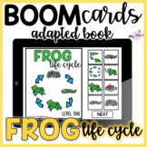 Frog Life Cycle Adapted Book - Boom Cards