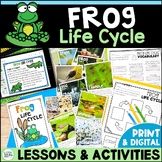 Frog Life Cycle Cut and Paste & Digital Science Activities