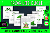 Frog Life Cycle - Foldable Activity Page