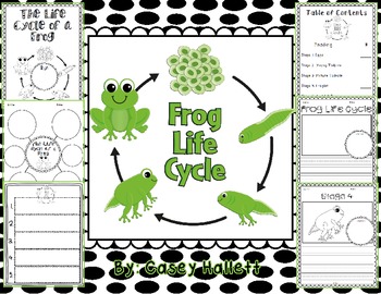 Preview of Frog Life Cycle {Informational Writing Packet}