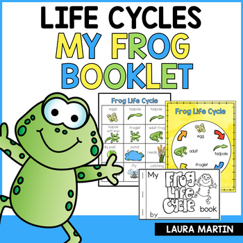 Preview of Frog Life Cycle - Life Cycle of a Frog Book - Spring Animal Life Cycles 