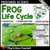 Frog Life Cycle - Spring Preschool PreK Science Centers